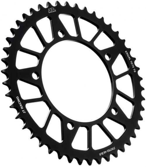 JT SPROCKETS REAR RACELITE ALU 46T BLACK, 520 JTA179346Z