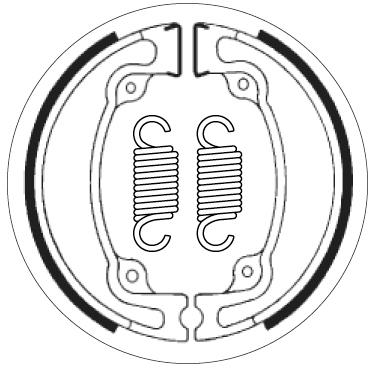 SBS 2042 BRAKE SHOES