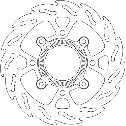 MOTO MASTER 110649, FLAME FIXED DISC 250