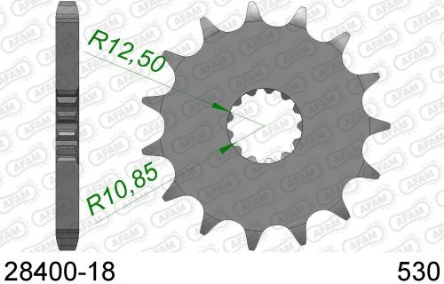 AFAM FRONT 18T, 530 AF12840018