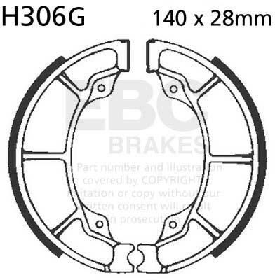 EBC H306G EBC BRAKE SHOES