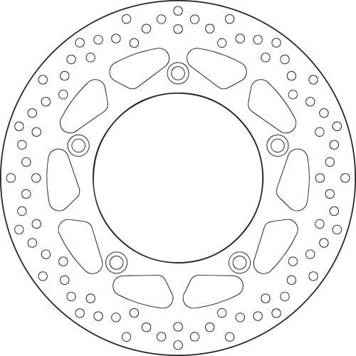 BREMBO BRAKE DISC, 68B407F8