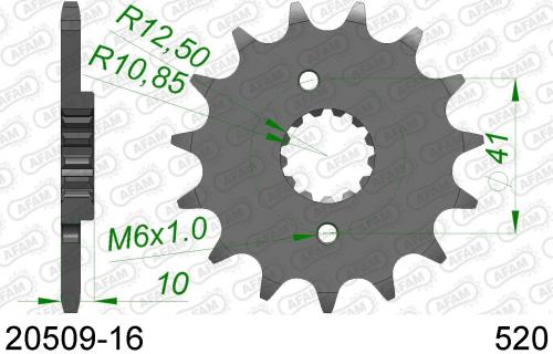 AFAM FRONT 16T, 520 AF12050916