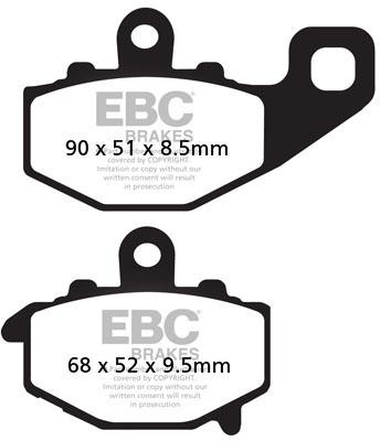 EBC FA 192V EBC SEMI SINTERED DISC PADS