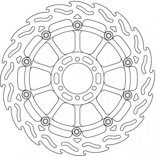 MOTO MASTER 113021, FLAME FLOAT ALU DISC 320