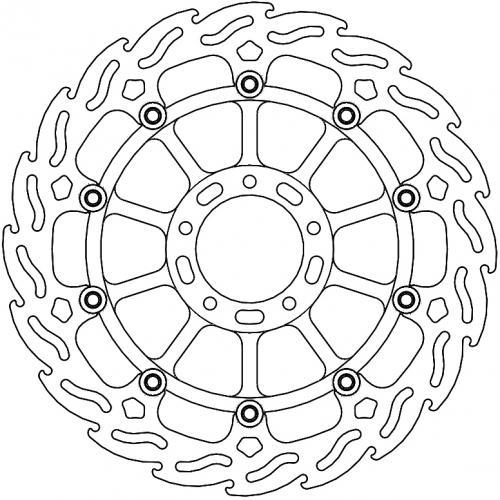 MOTO MASTER 113215, FLAME FLOATING DISC