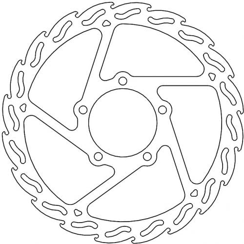 MOTO MASTER 110941, FLAME FIXED DISC LEFT