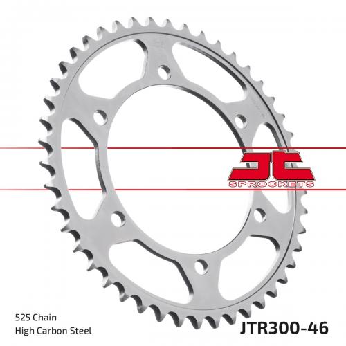 JT SPROCKETS REAR STEEL 46T, 525 JTR030046