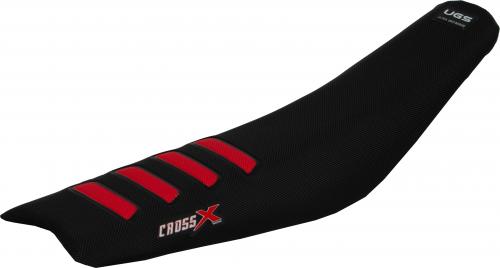 CROSS X UGS SEAT COVER, BLACK/RED (COLOR WAVE) UFM8122BR