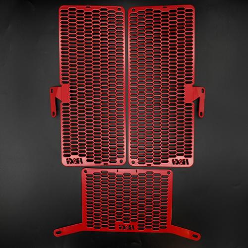 R&G PRO RADIATOR + PRO OIL COOL GUARD RED