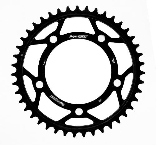 SUPERSPROX SUPERSPROX REAR STEEL 43T, BLACK, 530 SU430243B
