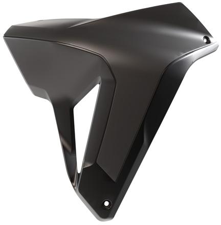 RTECH RADIATOR SCOOPS BLACK RCVALPNR0024