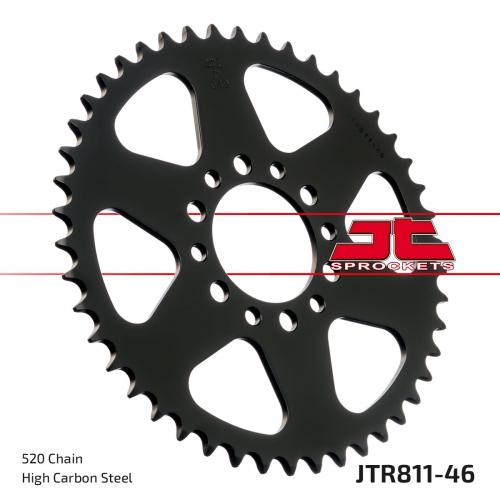 JT SPROCKETS REAR STEEL 46T, 520 JTR081146