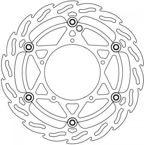 MOTO MASTER 112081, FLAME FLOATING ALU DISC 270