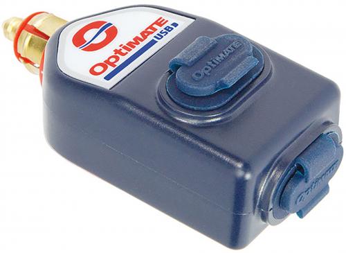 TECMATE O-115 USB CHARGER BIKE DUAL 180 DEGREE 3300MA OPTI