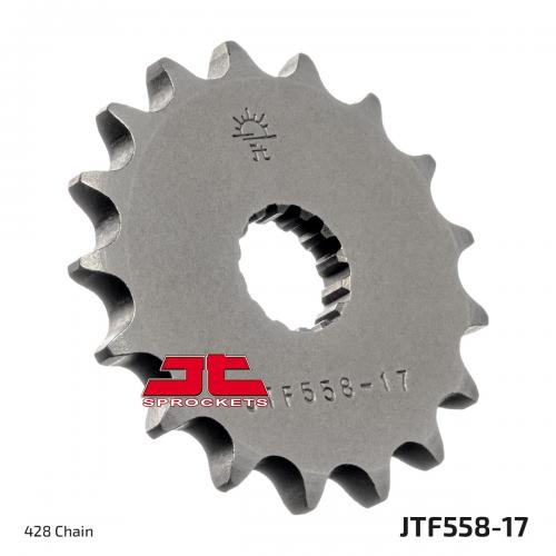JT SPROCKETS FRONT STEEL 17T, 428 JTF055817