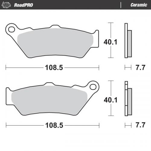 MOTO MASTER 403304, BRAKE PADS ORGANIC