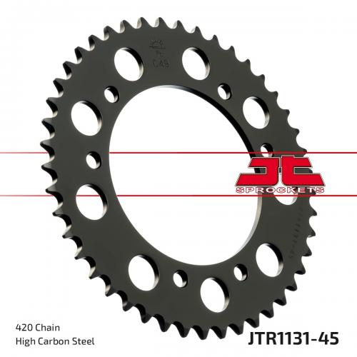 JT SPROCKETS REAR STEEL 45T, 420 JTR113145