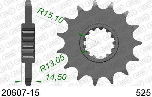 AFAM FRONT 15T, 525 AF12060715