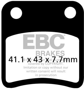 EBC SFAC 257 EBC SCOOTER CARBON PADS