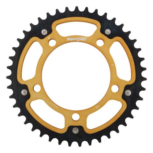 SUPERSPROX SUPERSPROX REAR STEALTH 43T, GOLD, 525 SU6743G