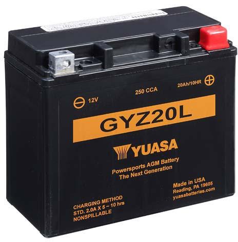 YUASA GYZ20L YUASA BATTERY