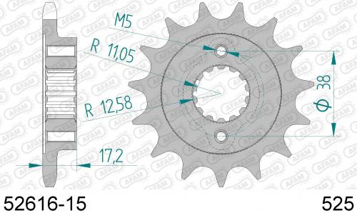 AFAM FRONT 15T, 525 AF15261615