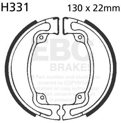 EBC H331 EBC BRAKE SHOES