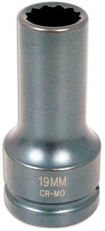 LASER TOOLS CYLINDER HEAD IMPACT SOCKET 3/4"D 19MM