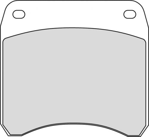 FERODO FRP213P BRAKE PADS ORGANIC