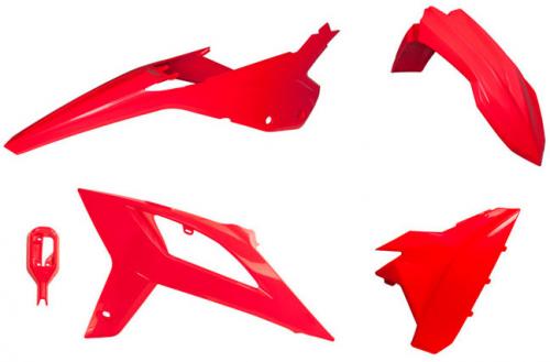 RTECH PLASTIC KIT 5 PCS BETA RED