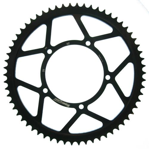 SUPERSPROX SUPERSPROX REAR STEEL 62T, BLACK SU42662B