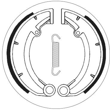 SBS 2171 BRAKE SHOES