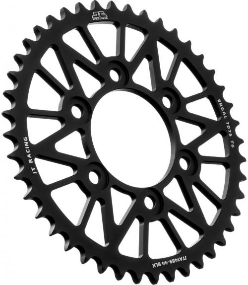 JT SPROCKETS REAR RACELITE ALU 44T BLACK, 525