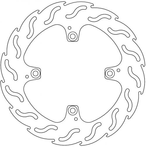 MOTO MASTER 110380, FLAME FIXED DISC 245