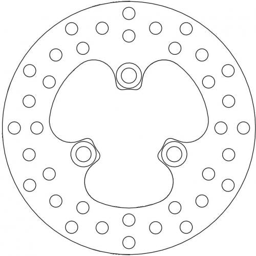 MOTO MASTER 110117, ROUND FIXED DISC 174