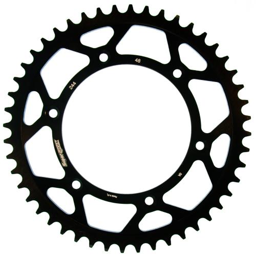 SUPERSPROX SUPERSPROX REAR STEEL 48T, BLACK, 520 SU424448B