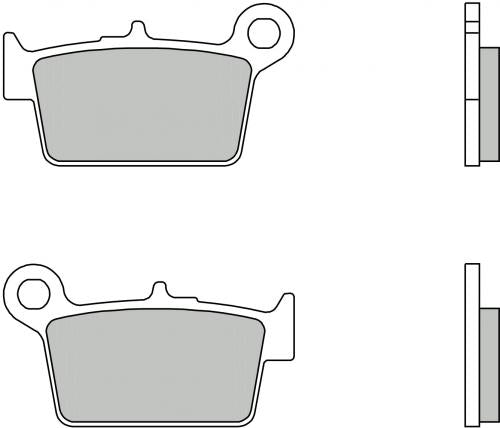 BREMBO 07GR05CC BRAKE PADS ORGANIC