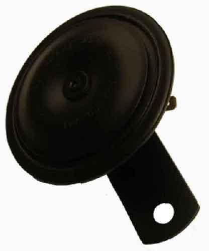 UNIVERSAL HORN 12V 90MM, BLACK