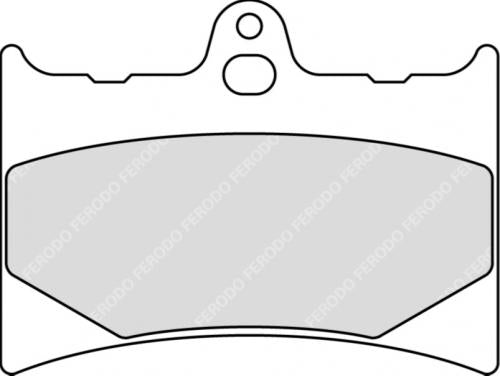 FERODO FDB498P BRAKE PADS ORGANIC