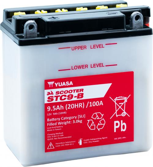 YUASA STC9-B (DC) 12V SCOOTER BATTERY