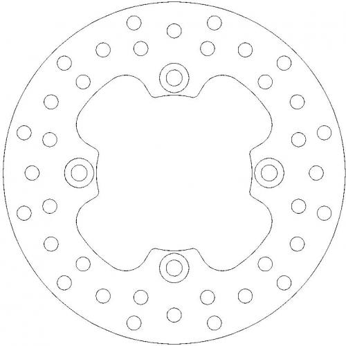 MOTO MASTER 110338, ROUND FIXED DISC 180