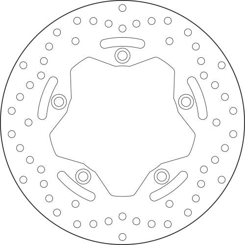 BREMBO BRAKE DISC, 68B407K9