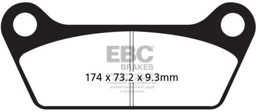 EBC FA 79V EBC SEMI SINTERED DISC PADS