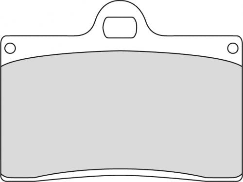 FERODO FRP408ST BRAKE PADS SINTER