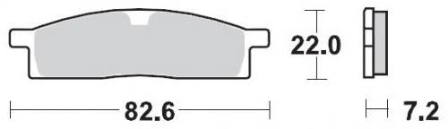 MOTO MASTER 091212, BRAKE PADS SINTER RACING GP
