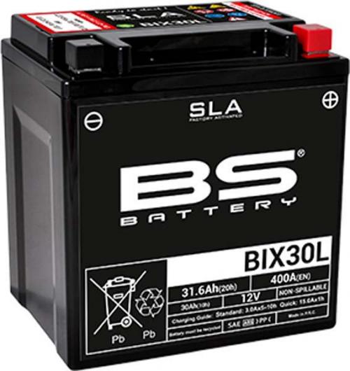 BS BATTERY BIX30L YIX30L SLA FACTORY ACTIVATED BS BATTERY