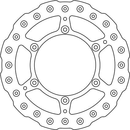 FERODO FMD0263MXR FIXED BRAKE DISC