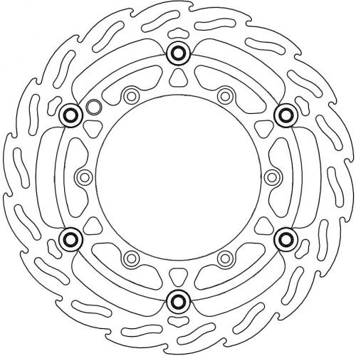MOTO MASTER 112083, FLAME FLOATING ALU DISC 270