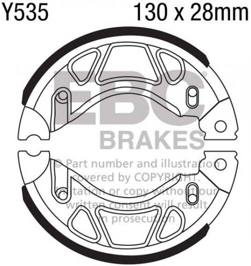 EBC Y535 EBC BRAKE SHOES